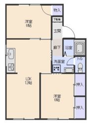 コーポラス小西B棟の間取り画像