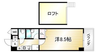 ヴィヴァーチェ智恵光院の間取り画像