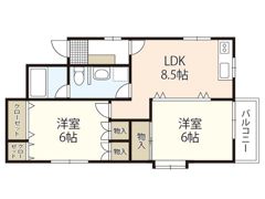 江波南アパートの間取り画像