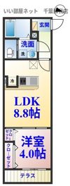 Sマリーナ―蘇我の間取り画像