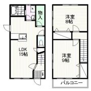 ハイツ浅賀の間取り画像