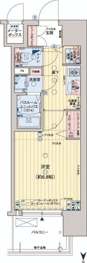 レオンコンフォート都島の間取り画像