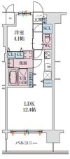 スプランディッド梅田グランノースの間取り画像