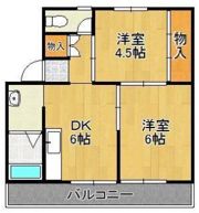 ヴィラナリー中間I 1号棟の間取り画像