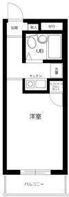 スカイコート新宿第7の間取り画像
