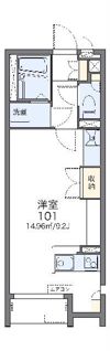 レオネクストK and Aの間取り画像
