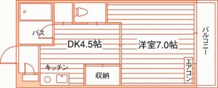 パーティアム津高の間取り画像