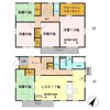 岡村貸家 Aの間取り画像