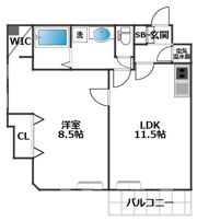 代田ウエストの間取り画像