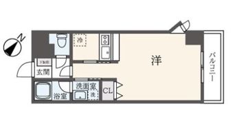 フェルテ髙波の間取り画像