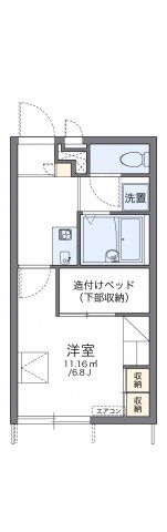 レオパレスフォレーゼ別府の間取り画像