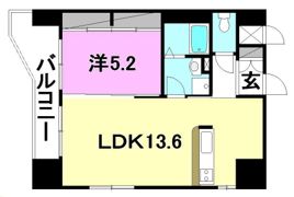 スカイタワー勝山の間取り画像