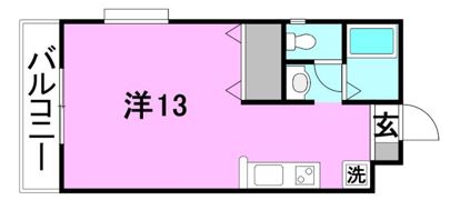 ラフール築山の間取り画像