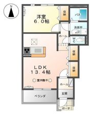 ディアフィールドの間取り画像