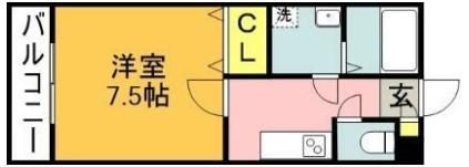 ラミアカーサ近大前の間取り画像
