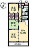 グランリューくるめ木の間取り画像