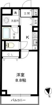 プラティーク海戸の間取り画像