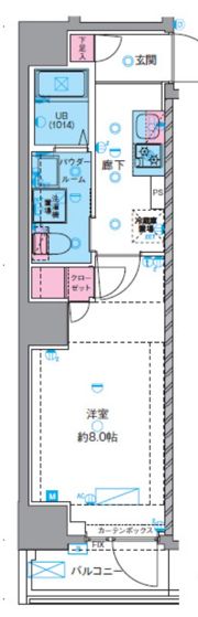 ジェノヴィア南千住Ⅶの間取り画像