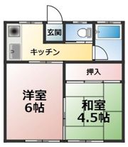 メゾン・ド・ルーン横河原の間取り画像