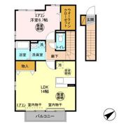 エイミーグラント Aの間取り画像