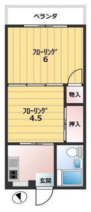 コープ松原の間取り画像