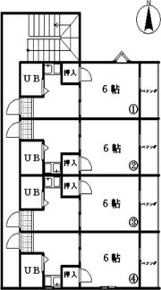 コート扇町Iの間取り画像