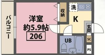 ステラ港南中央の間取り画像