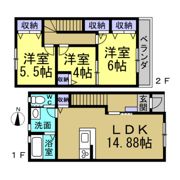 リーブルファインかじま台の間取り画像