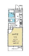 アズーロ港南中央の間取り画像