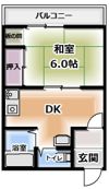 日之出荘苑A棟の間取り画像