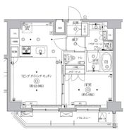 クオリタス南大井の間取り画像