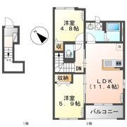 サンセールⅡの間取り画像