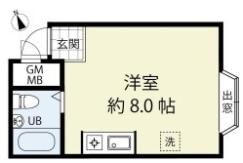 ハマンション香里の間取り画像