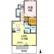 クレセール三谷の間取り画像