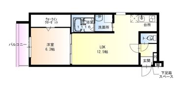 フジパレス千里丘Ⅲ番館の間取り画像