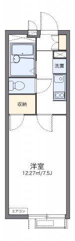 レオパレスメルシィの間取り画像