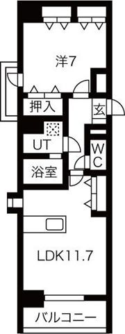 アレーヌコート野並の間取り画像