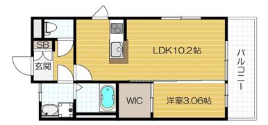 ORACION吹田の間取り画像