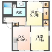 ユーハイムBの間取り画像