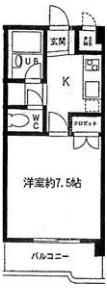 メゾン朋友の間取り画像