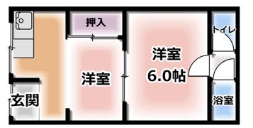 中山文化の間取り画像