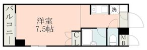リベルテ水前寺北の間取り画像