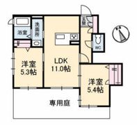 シャーメゾンあきの間取り画像