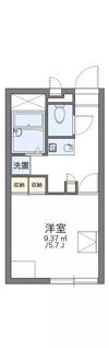 レオパレス元上の間取り画像