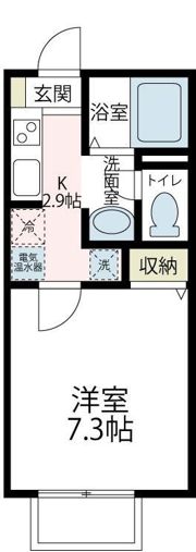 アスティオン竹園の間取り画像