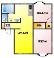 ベルトリーCの間取り画像