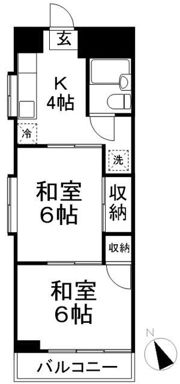 西台ペガサスビルの間取り画像