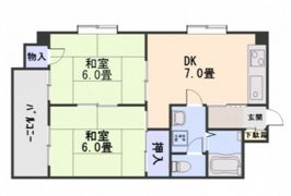 コーポサンシャインの間取り画像
