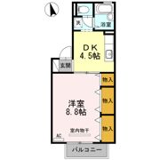 ドミール古川 A棟の間取り画像