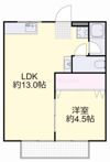 井上コーポA棟の間取り画像
